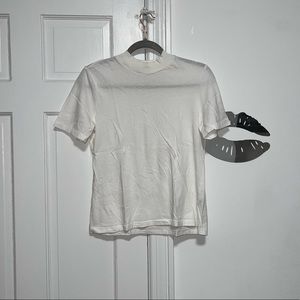 Zara White Women’s T Shirt Size Large